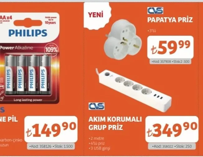 Philips Alkalin Pil
