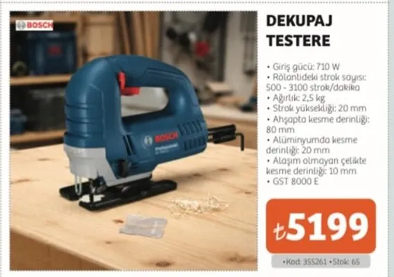 Bosch Dekupaj Testere