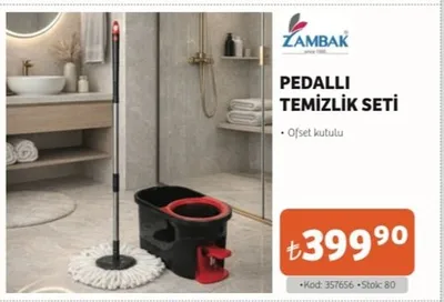 Zambak Pedallı Temizlik Seti