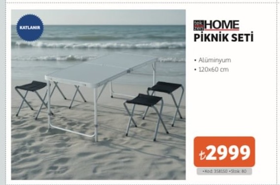 Tekzen Home Piknik Seti