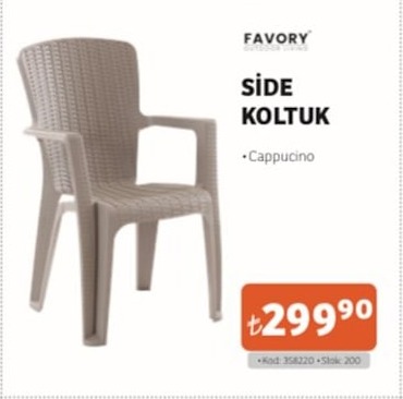 Favori Side Koltuk Cappuccino