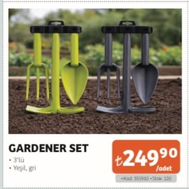 Gardener Set 3'Lü