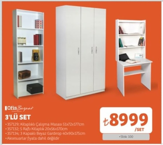 Ofis Bazaa 3'Lü Set