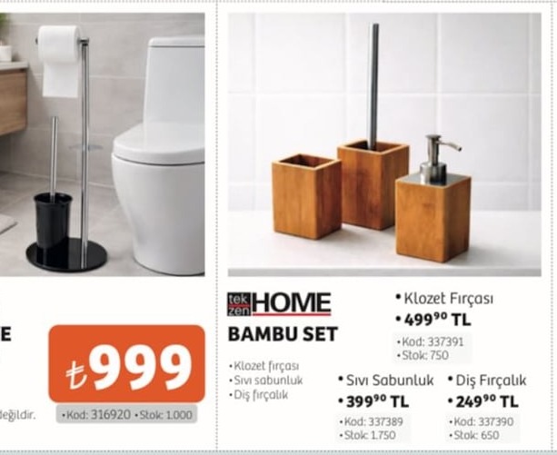 Tekzen Home Bambu Set