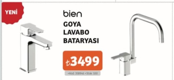 Bien Goya Lavabo Bataryasi
