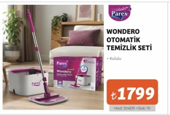 Parex Wondero Otomatik Temizlik Seti