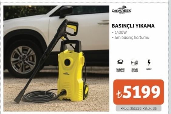 Dawreek Tech Basınçlı Yıkama