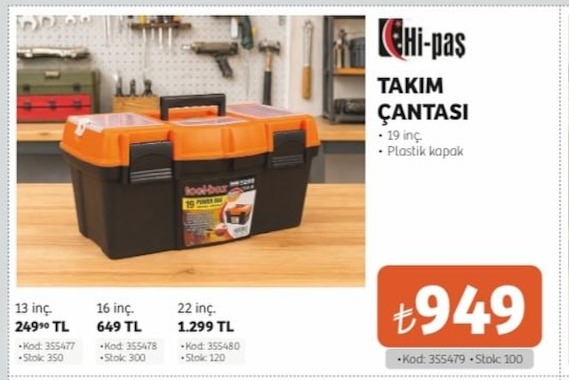 Hi-Paş Takım Çantası 19 İnç