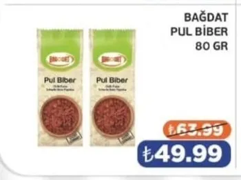Bağdat Pul Biber 80 Gr