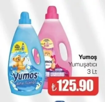 Yumoş Yumuşatıcı 3 Lt