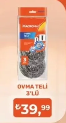 Macromax Ovma Teli 3'Lü