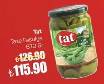 Tat Taze Fasulye 670 Gr