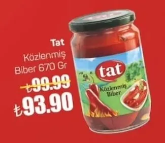 Tat Közlenmiş Biber 670 Gr
