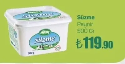 Sütaş Süzme Peynir 500 Gr