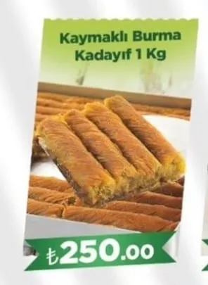 Kaymaklı Burma Kadayıf 1 Kg