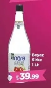 Nare Beyaz Sirke 1 Lt