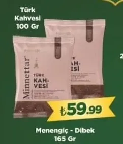 Minnettar Menengiç - Dibek Türk Kahvesi 100 Gr
