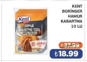 Kent Boringer Hamur Kabartma 10'Lu