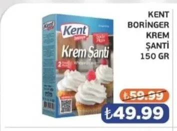 Kent Boringer Krem Şanti 150 Gr