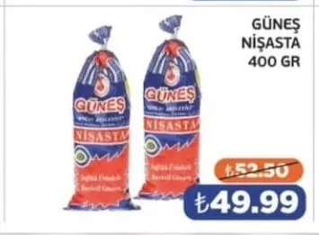 Güneş Nişasta 400 Gr