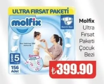 Molfix Ultra Fırsat Paketi Çocuk Bezi