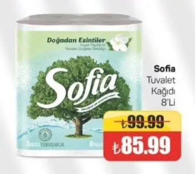 Sofia Tuvalet Kağıdı 8'Li