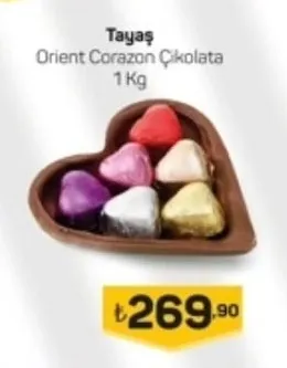 Tayaş Orient Corazon Çikolata 1 Kg