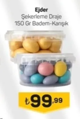 Ejder Şekerleme Draje 150 Gr Badem-Karışık
