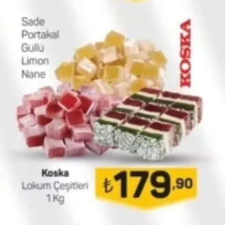 Koska Lokum Çeşitleri 1 Kg