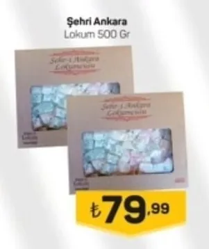 Şehri Ankara Lokum 500 Gr