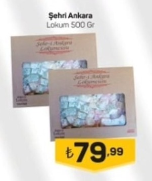 Şehri Ankara Lokum 500 Gr