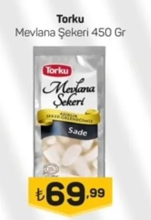 Torku Mevlana Şekeri 450 Gr