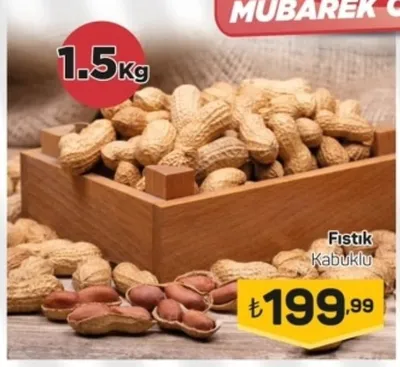 Fıstık Kabuklu 1.5Kg