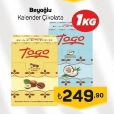 Beyoğlu Kalender Çikolata 1Kg