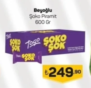 Beyoğlu Şoko Piramit 600 Gr