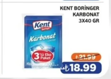 Kent Boringer Karbonat 3X40 Gr