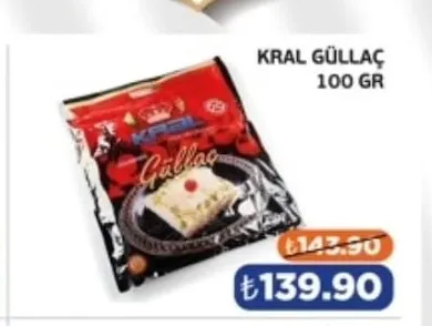 Kral Güllaç 100 Gr
