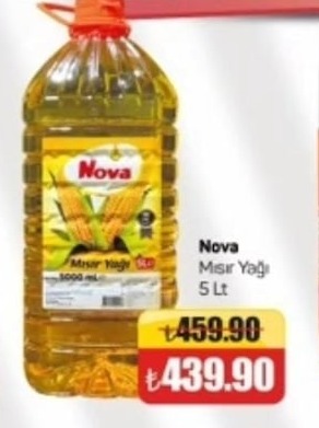 Nova Mısır Yağı 5 Lt