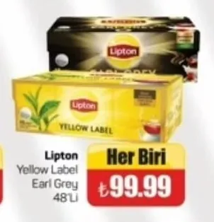 Lipton Yellow Label Earl Grey 48'Li