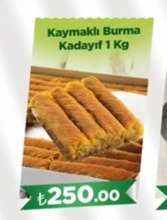 Kaymaklı Burma Kadayıf 1 Kg