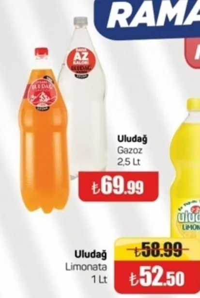 Uludağ Gazoz 2,5 Lt