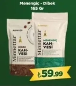 Minnettar Menengiç Dibek Kahvesi 165 Gr