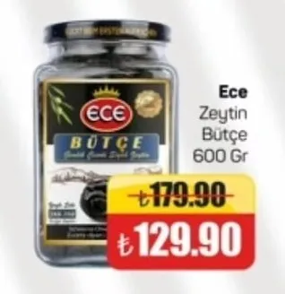 Ece Zeytin Bütçe 600 Gr