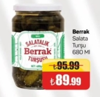 Berrak Salata Turşu 680 Ml
