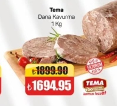 Tema Dana Kavurma 1 Kg