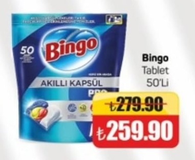 Bingo Tablet 50'Li