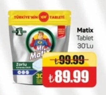 Matix Tablet 30'Lu