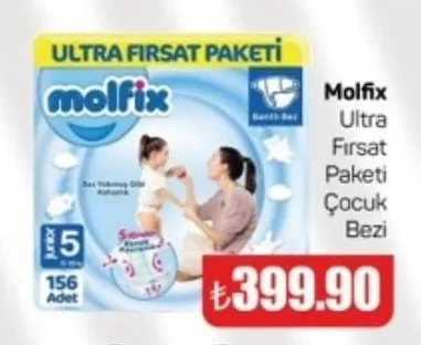 Molfix Ultra Fırsat Paketi Çocuk Bezi