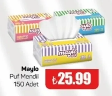 Maylo Puf Mendil 150 Adet
