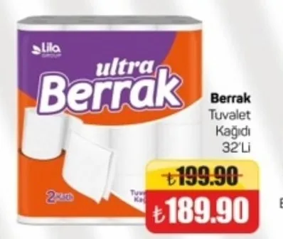 Berrak Tuvalet Kağıdı 32'Li